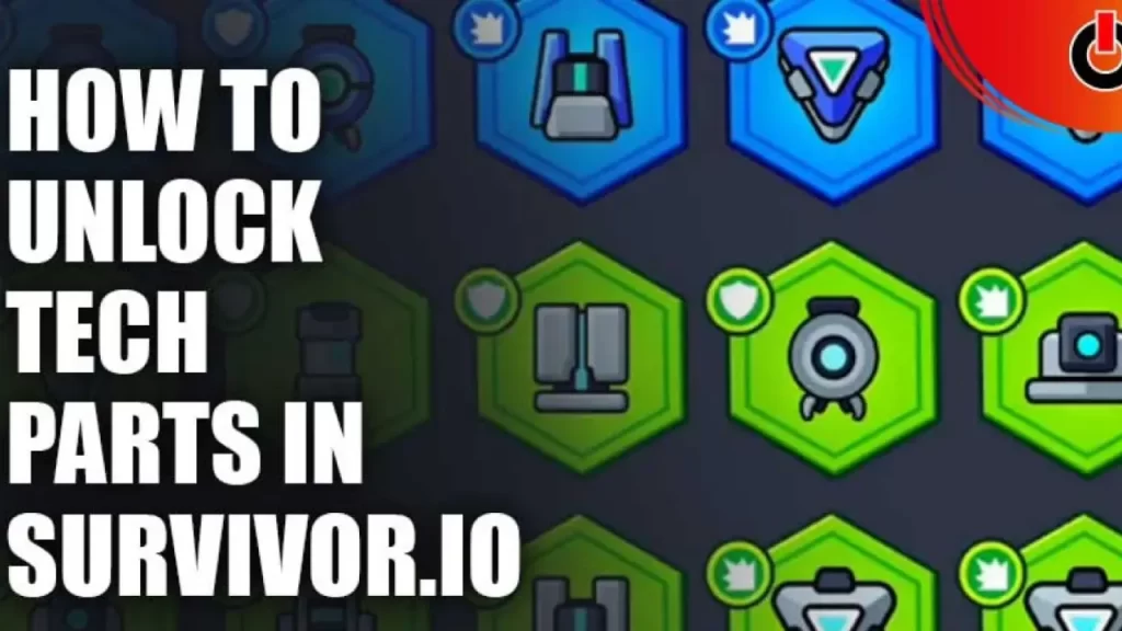 Survivor io Mod APK tech parts