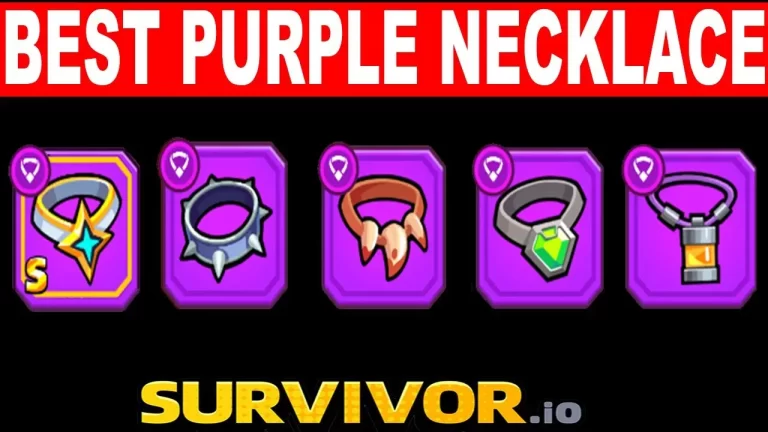 Survivor io Mod APK Best Necklace Tier List (February 2024)